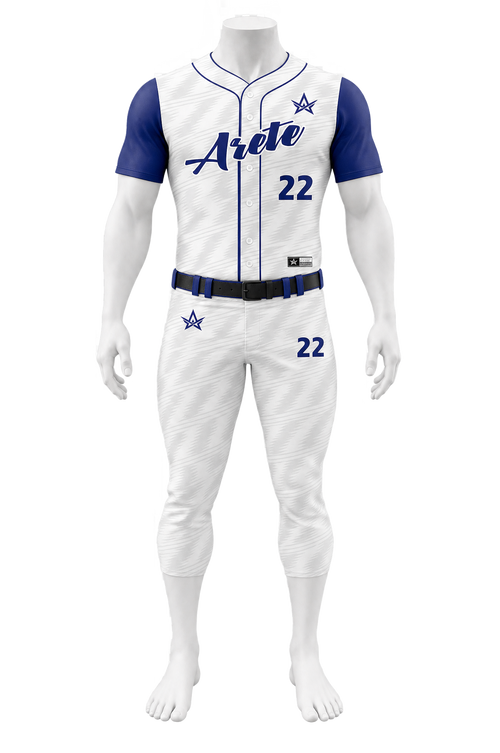 ARETE Ace baseball uniform on mannequin