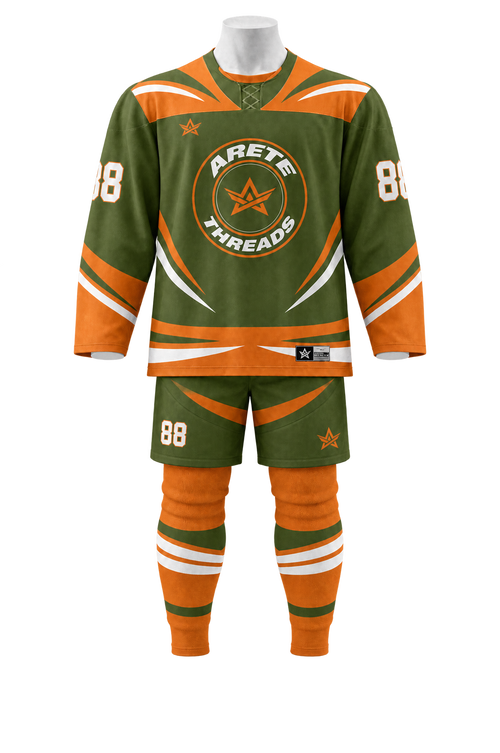 ARETE Breakaway hockey uniform on mannequin