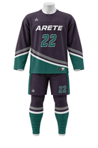 ARETE Breakaway hockey uniform on mannequin