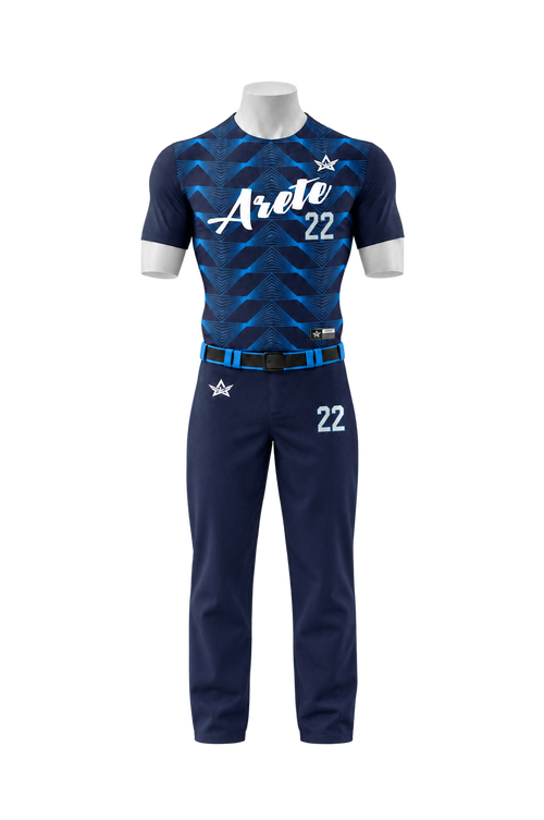 ARETE Ace baseball uniform on mannequin